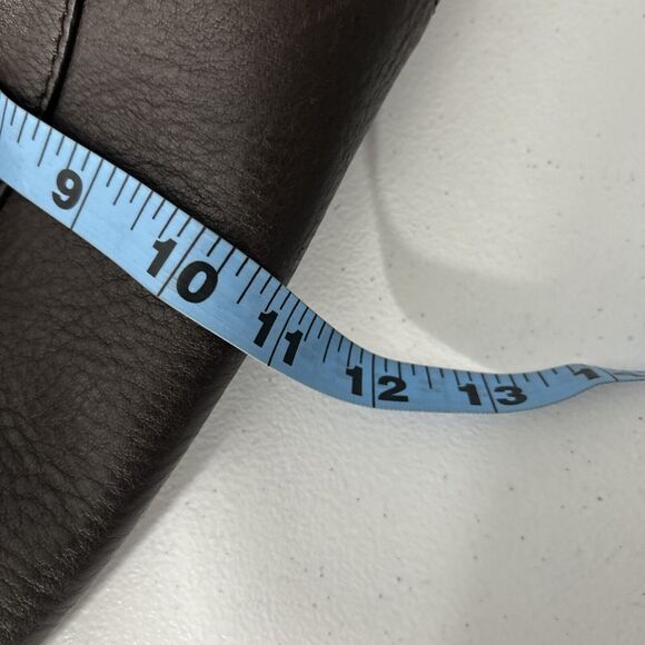 Cole Haan Purse Womens Pebbled Leather Shoulder Bag Bucket Studded Tote Handbag - Picture 8 of 16